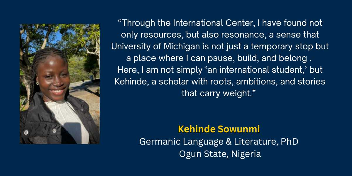 Giving BlueDay Student Story: Kehinde Sowunmi