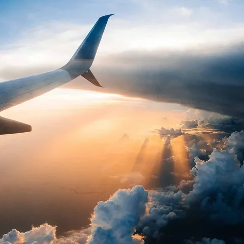 Airplane in Sky