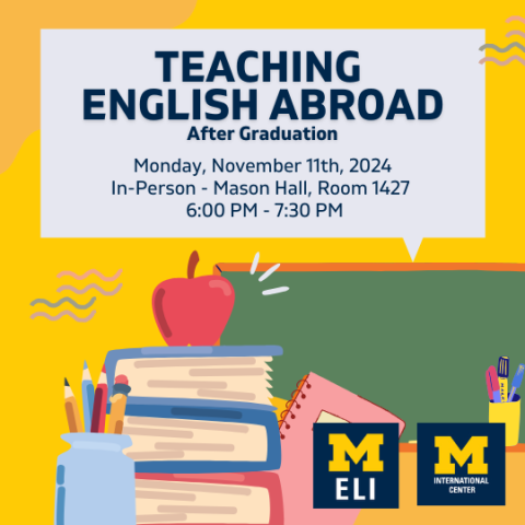 Teach English Abroad After Graduation - Fall 2024