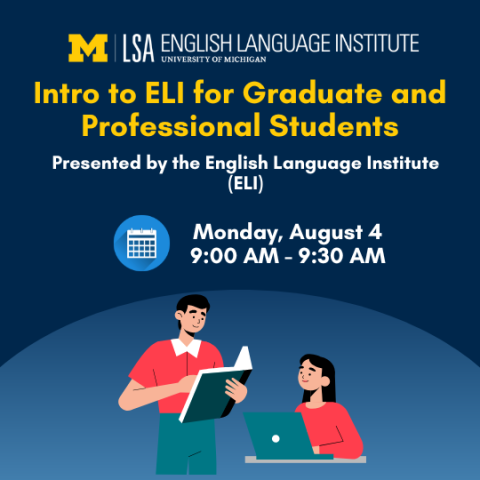 ELI for Graduate and Professional Students - Aug 2025