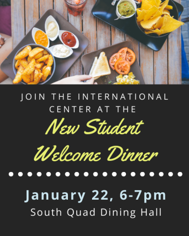 New Student Welcome Dinner - Jan 2026