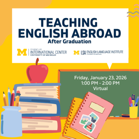 Teaching English Abroad After Graduation - Winter 2026