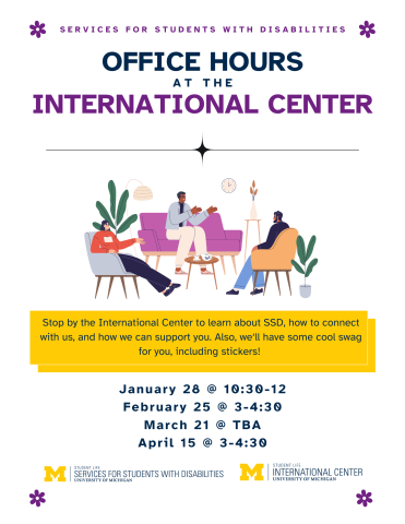 SSD Office Hours at the IC - Winter 2026
