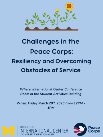 Challenges in the Peace Corps - Winter 2026