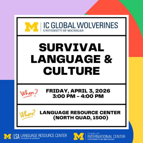 Survival Language & Culture - Winter 2026