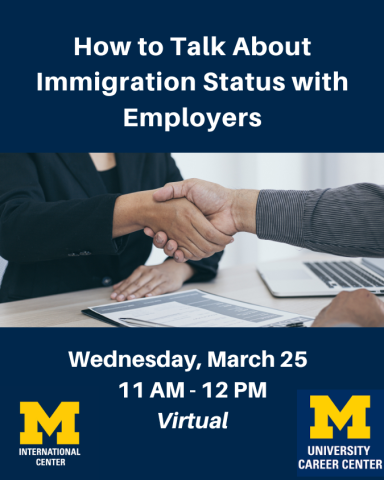 Talk about Immigration Status - Winter 2026