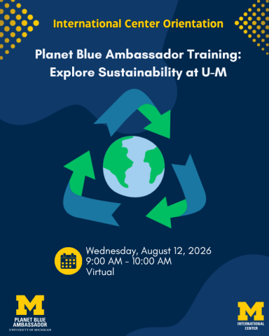Planet Blue Ambassador Training - Summer 2026