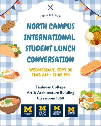 North Campus International Student Lunch Conversation - Sep 2026