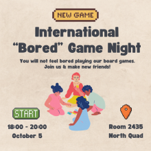 International "Bored" Game Night