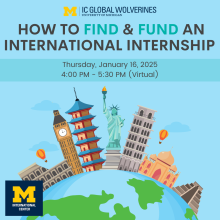 How to Find & Fund an International Internship - 2025 Winter