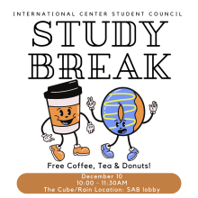 Study Break! Hosted by ICSC