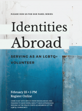 Identities Abroad LGBTQ