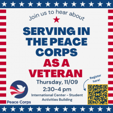 Serving in the Peace Corps as a Veteran