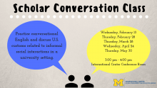 Scholar Conversation Class