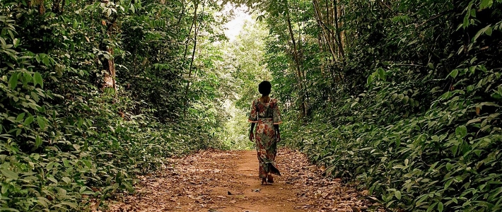 Woman in Forest