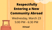 Enter a new community abroad